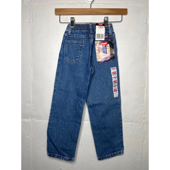 NEW Vintage Wrangler Toddler Boy 6 Slim Denim Jeans Made in USA - Picture 1 of 9